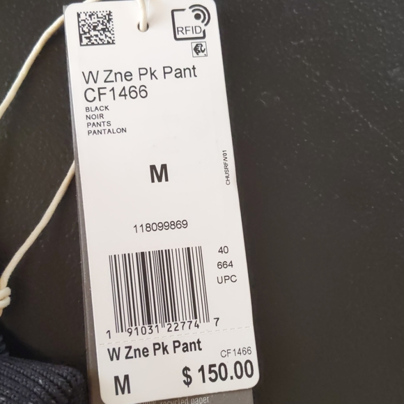 adidas Womens Z.N.E. Primeknit Pants Black - Picture 7 of 11